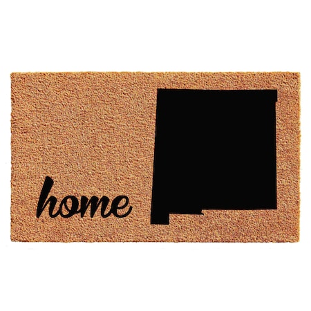 Calloway Mills Entrance Mat, Coir, Natural, Black 105352436